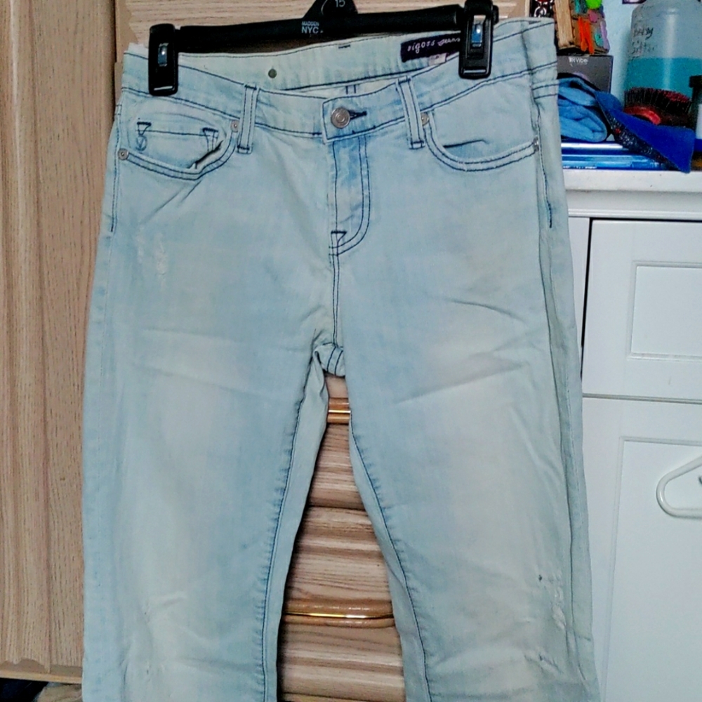 Light blue jeans